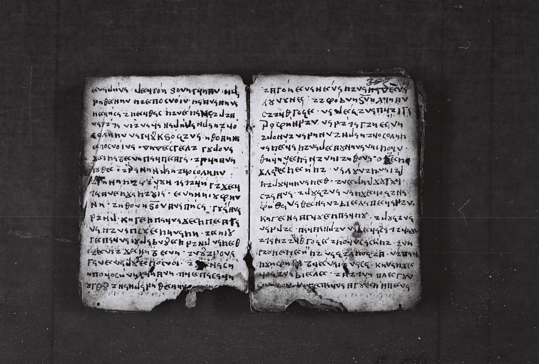Elbasan Gospel Manuscript p05 and 06