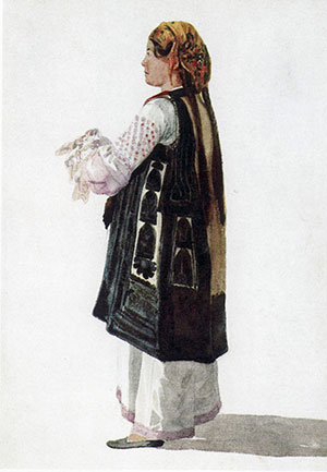 “Albanian Woman” by Charles Gleyre, 1834 (Lowell Institute, Boston).