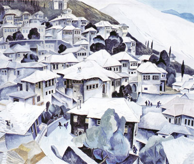 'Gjirokastra Landscape' by Ksenofon Dilo
